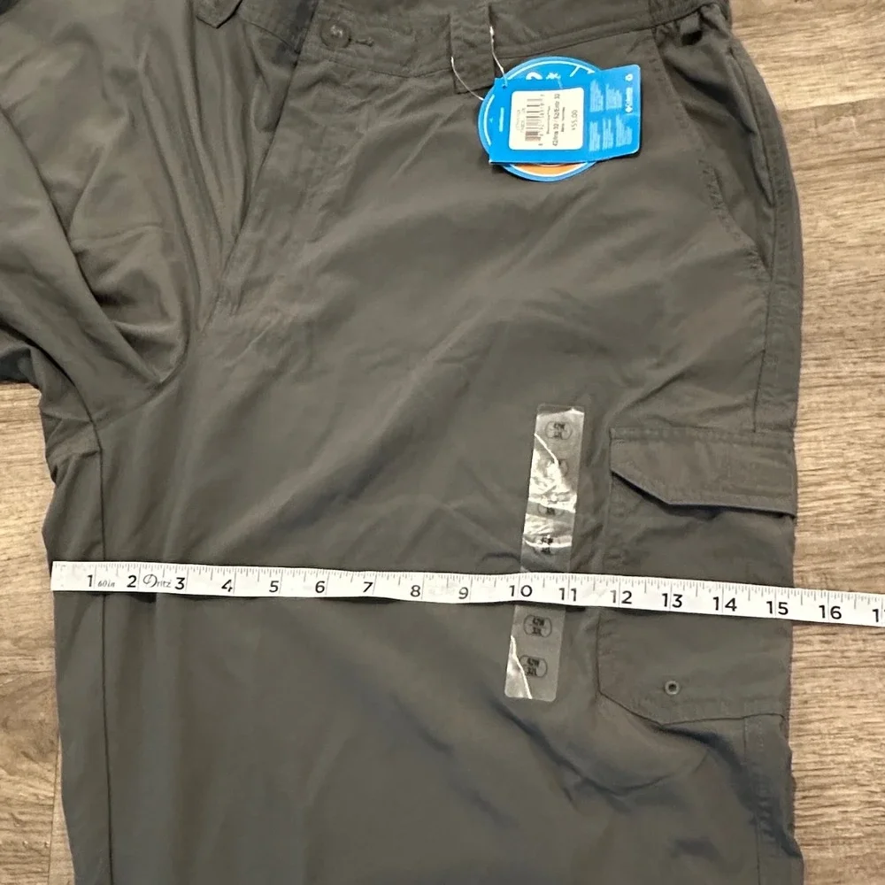 Columbia Mens Blood and Guts III Pant Grey 42x32 FM8281-028 Fishing Hiking NEW